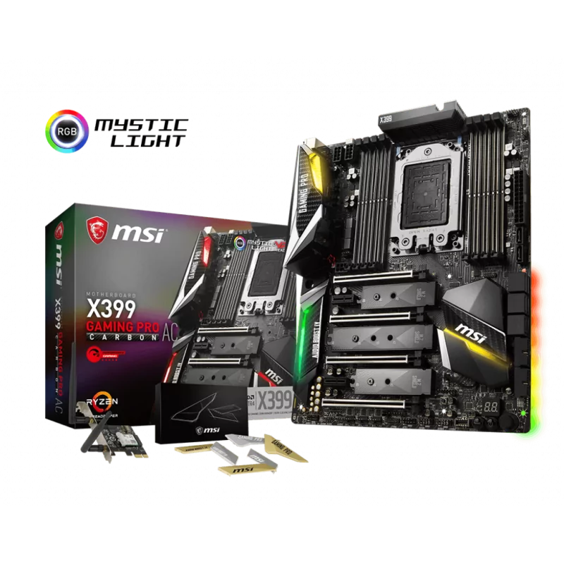 Msi X399 GAMING PRO CARBON AC Motherboard Msi X399 GAMING PRO CARBON AC Motherboard